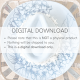 Hydrangea Brim Hat File – Elegant Floral Design | Laser Hat Burning Design, Hat Laser Engraving Template, Digital Download SVG
