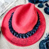 Dia De Los Muertos Brim - 2Parts - SVG Laser Engrave File