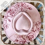 Whispers of Jasmine Brim - SVG Laser Engrave File