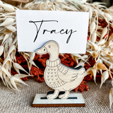 Fall Geese Place Card Collection