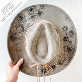 Southern Grace Brim 2 Parts - SVG Laser Engrave File