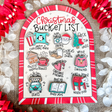 Christmas Bucket List Magnetic Board 🎄