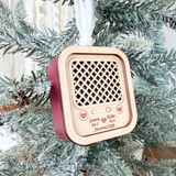 Little Voice Keepsake™ Personalized Voice Recording Christmas Ornament | Record a Child's Voice | Custom Family Keepsake | Christmas 2026 Gift