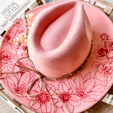Southern Grace Brim - SVG Laser Engrave File