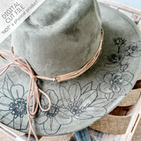 Southern Grace Brim 2 Parts - SVG Laser Engrave File
