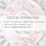 Whispers of Jasmine Brim - SVG Laser Engrave File