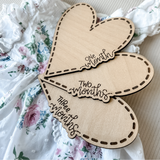 Baby Heart Milestone Set