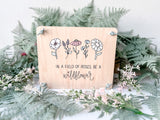Be A Wildflower Flower Press File