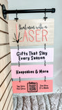 Boutique Hanging Sign Blanks – SVG File for Laser Cutting