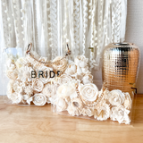 Acrylic Floral Clutch