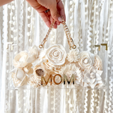Acrylic Floral Clutch