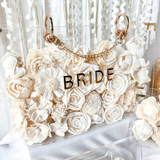 Acrylic Floral Clutch