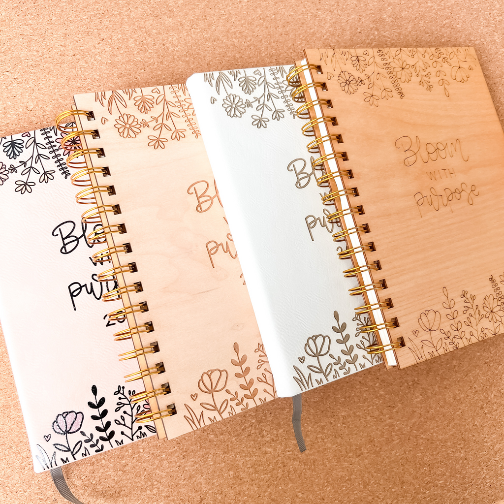 Porum Journal Bloom With Purpose Journals – That Mom With A Laser