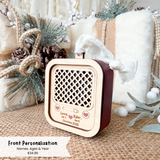 Little Voice Keepsake™ Personalized Voice Recording Christmas Ornament | Record a Child's Voice | Custom Family Keepsake | Christmas 2026 Gift