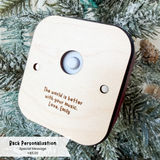 Little Voice Keepsake™ Personalized Voice Recording Christmas Ornament | Record a Child's Voice | Custom Family Keepsake | Christmas 2026 Gift