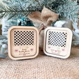 Little Voice Keepsake™ Personalized Voice Recording Christmas Ornament | Record a Child's Voice | Custom Family Keepsake | Christmas 2026 Gift