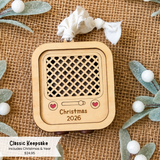Little Voice Keepsake™ Personalized Voice Recording Christmas Ornament | Record a Child's Voice | Custom Family Keepsake | Christmas 2026 Gift
