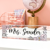 Desk Name Sign