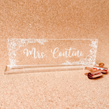 Desk Name Sign