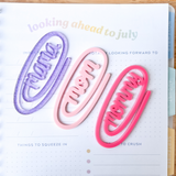 Jumbo Paper Clips File Bundle