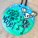 SkeleMoose Door Sign