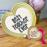 Pencil Heart Sign