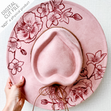 Whispers of Jasmine Brim - SVG Laser Engrave File