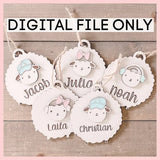 Easter Sheep Tags - Digital Laser Cut File